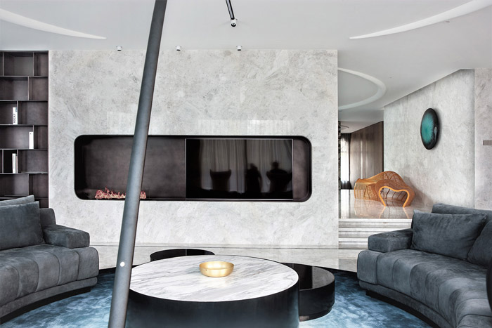 福州別墅客廳裝修設計效果圖