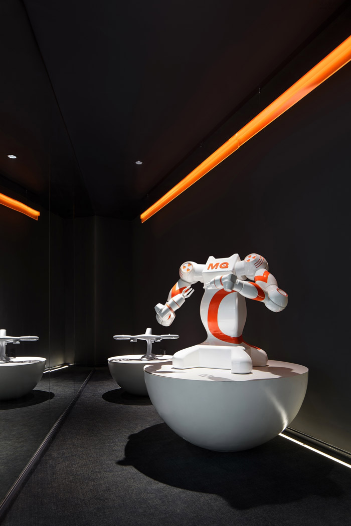 智能公司辦公室展示區裝修設計效果圖