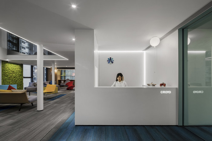 公司辦公室前臺裝修設計方案