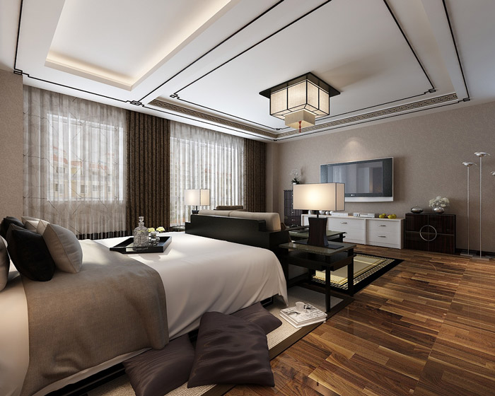 私人辦公室臥室裝修設計效果圖