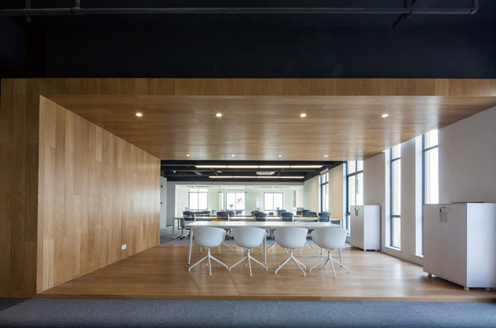 電商辦公室會議區裝修設計效果圖