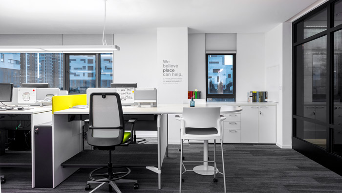 創意辦公室辦公區裝修設計效果圖