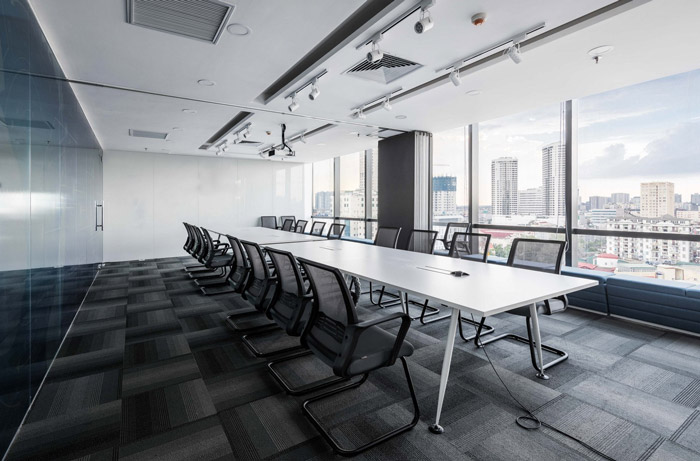 科技類公司辦公室會議室裝修設(shè)計效果圖