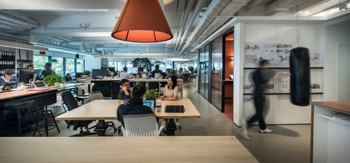 分公司辦公室辦公區裝修效果圖