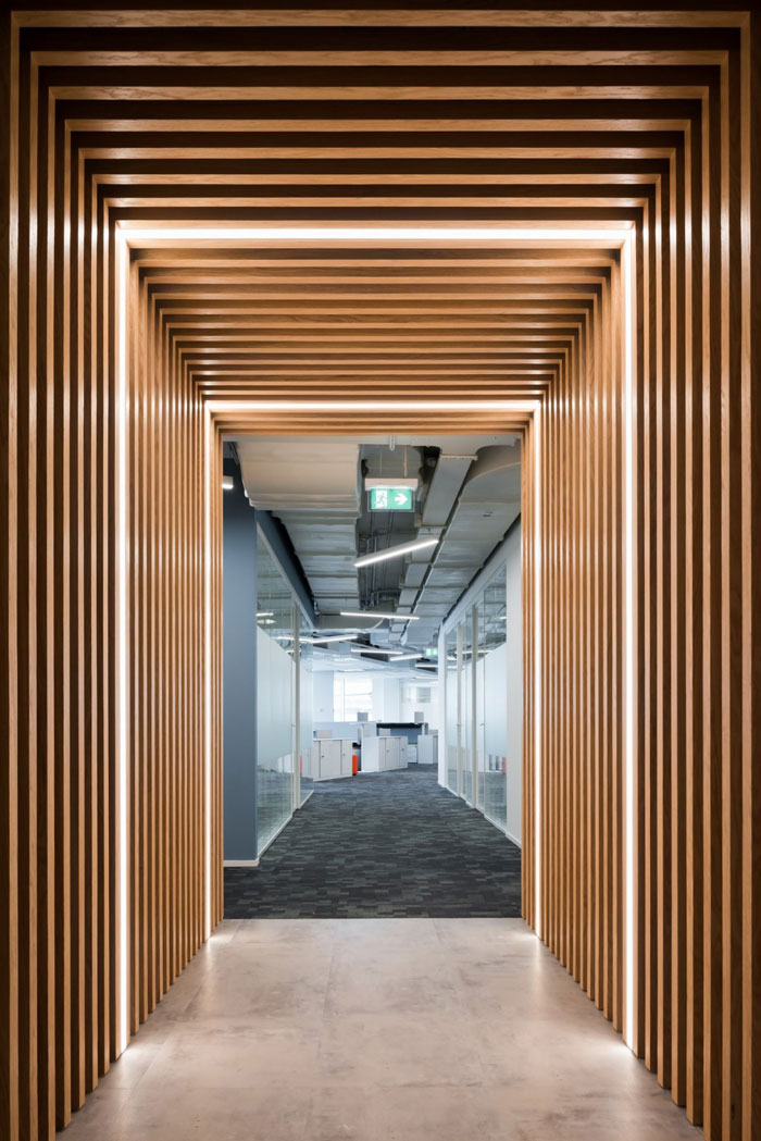 it公司辦公室進門區設計裝修效果圖