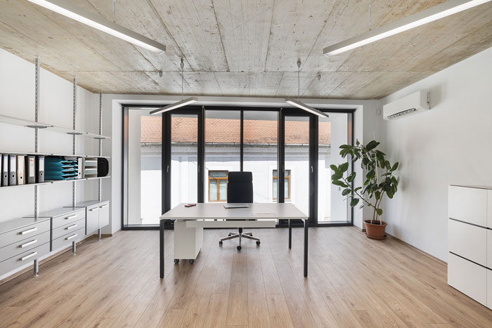 舊廠房改造總經理辦公室裝修設計效果圖