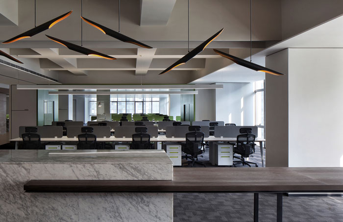 機構辦公室辦公區裝修設計效果圖
