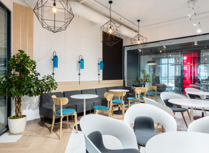 納維亞風格辦公室休息區裝修設計效果圖