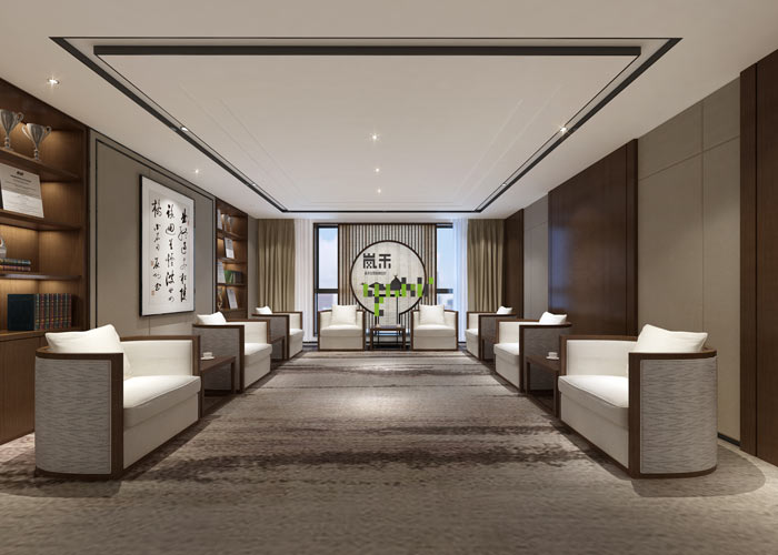 杭州科技公司辦公室接待室裝修設計效果圖