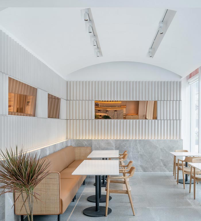 茶餐廳餐區裝修設計效果圖