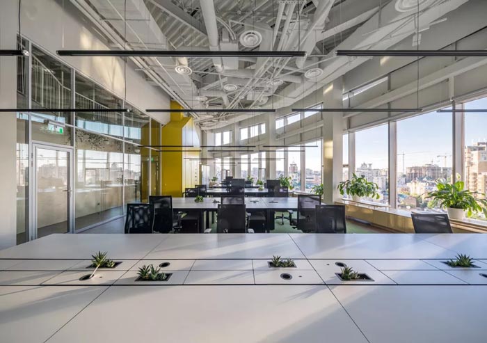 二（2）層辦公樓辦公區設計方案