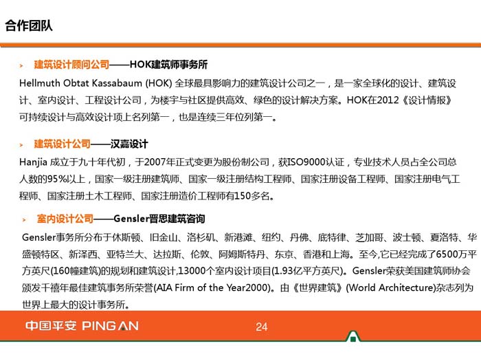 杭州平安金融中心合作團(tuán)隊