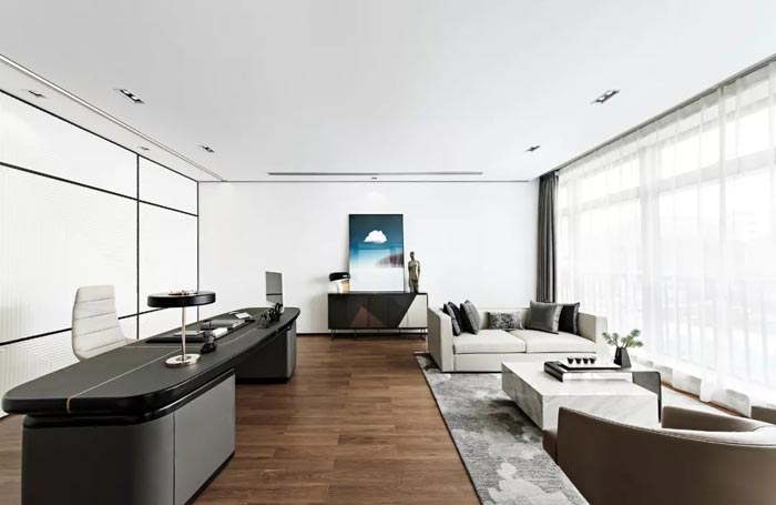 1500平方辦公樓總經理辦公設計方案