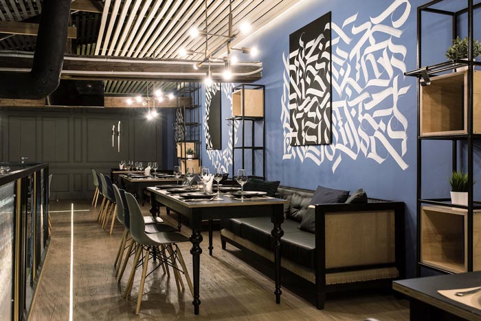 233平方工業風酒吧二樓設計方案