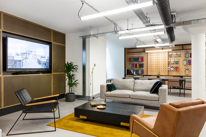 455平方辦公室匯報區裝修設計效果效果圖