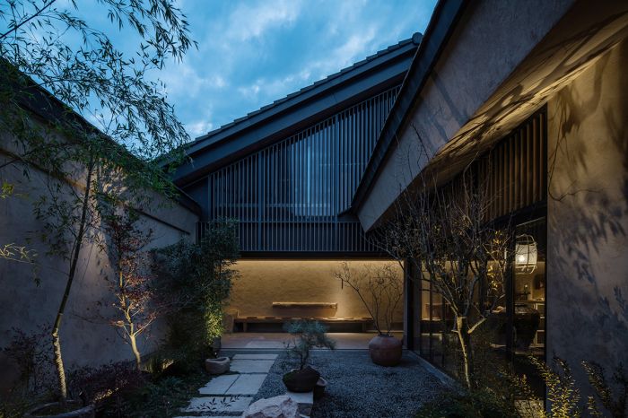 商業區精品中式餐廳裝修設計案例【415平方米】